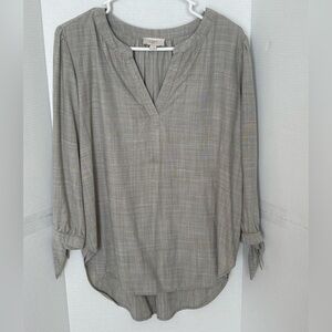 LOFT Gray Blouse
